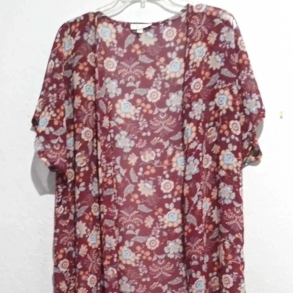 Flower Print Cardigan